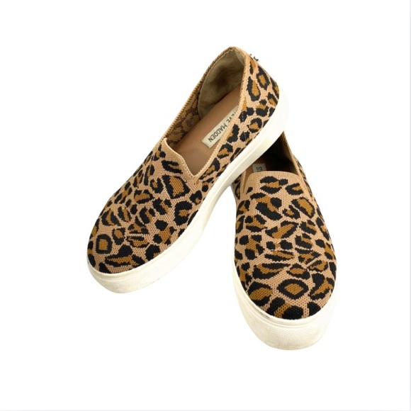 Steve Madden Shoes - Steve Madden Leopard Print Slip-On Sneakers